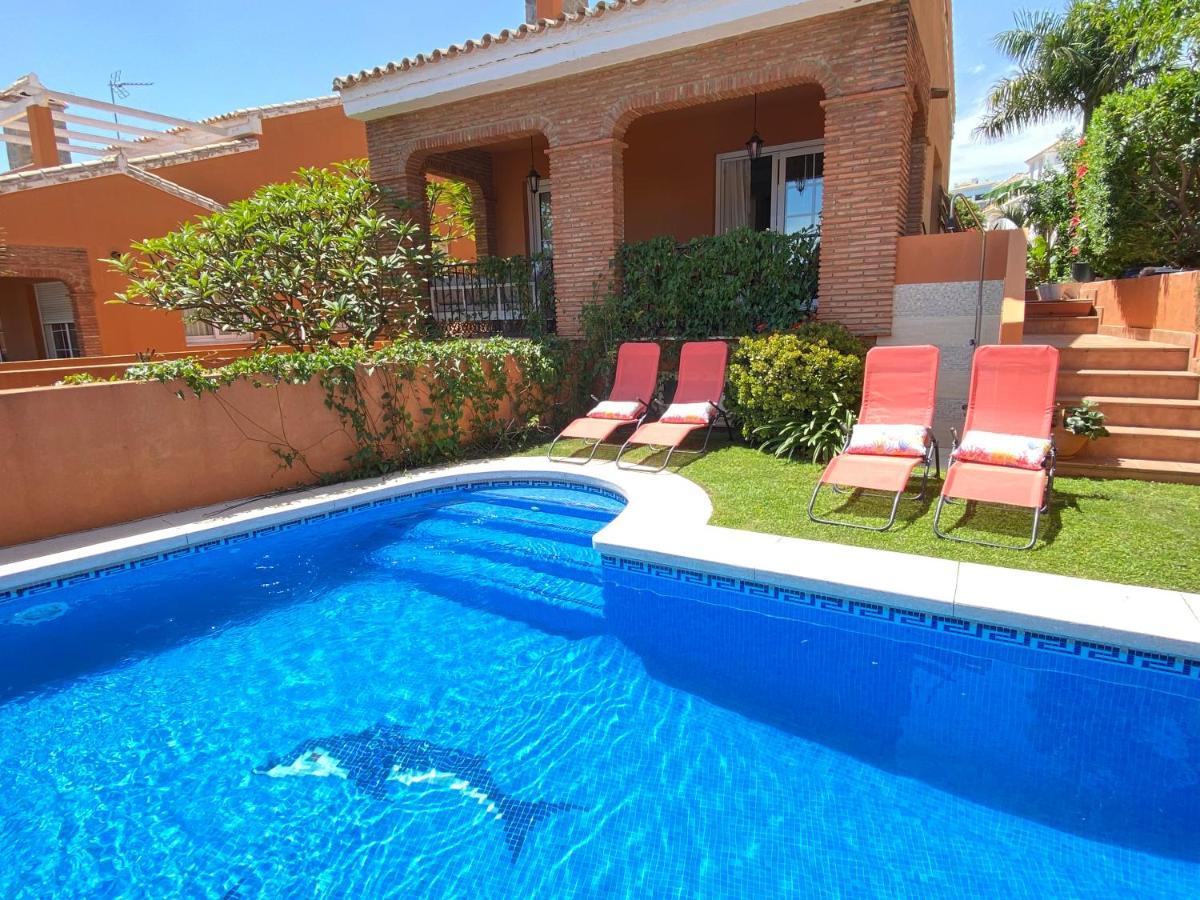 Villa With Heated Private Pool, Sea View& Turkish Sauna Benalmádena Zewnętrze zdjęcie